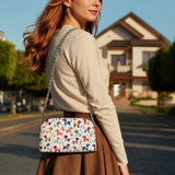 DachyCharm Dachshund Disco Leather Crossbody Bag