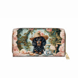DachyCharm Tea Whiskers Leather Wallet