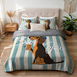 DachyCharm Say Bonjour Quilt 3-Piece Set