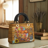 DachyCharm Patchwork Nap Lady Leather Bag