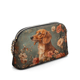DachyCharm Mocha Bloom Leather Crossbody Bag