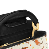 DachyCharm Doxie Whimsy Leather Satchel Bag
