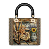 DachyCharm Rustic Pause Lady Leather Bag