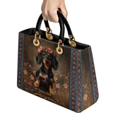 DachyCharm ROSEWOOD QUEEN PERSONALIZED Lady Leather Bag