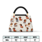 DachyCharm CUTENESS OVERLOAD Leather Satchel Bag