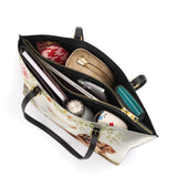 DachyCharm Sunny Meadow Personalized Leather Tote Bag