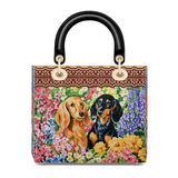 DachyCharm Bloom Buddies Lady Leather Bag