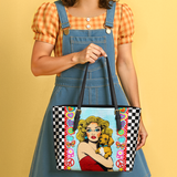 DachyCharm Wiener Chic Leather Tote Bag