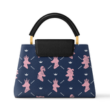 DachyCharm Royal Pawty Leather Satchel Bag