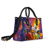 DachyCharm The Howl-o-Ween Squad Leather Bag