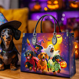 DachyCharm The Howl-o-Ween Squad Leather Bag