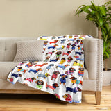 Dachycharm Dachshund Amazing Stylish Fleece Blanket