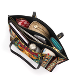 DachyCharm Doxie Spirit Leather Tote Bag