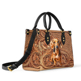 DachyCharm Carved Grace Leather Bag
