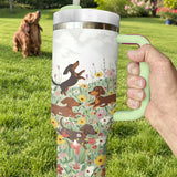 DachyCharm Happy Meadow Doxies Tumbler