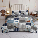 DachyCharm Dachshund Delight Quilt 3-Piece Set