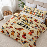 DachyCharm Big Attitude Quilt 3-Piece Set