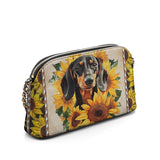 DachyCharm Sunbeam Pup Leather Crossbody Bag