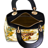 DachyCharm Sunshine Doxie Lady Leather Bag