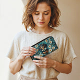 DachyCharm Daisy Meadow Doxie Leather Wallet