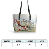 DachyCharm Sniff Joy Leather Tote Bag