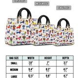 DachyCharm Doxie Holiday Lady Leather Bag