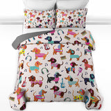 DachyCharm Groovy Beats Quilt 3-Piece Set