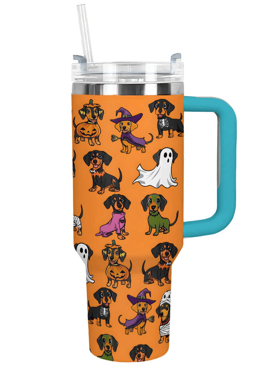 DachyCharm Spooky Dachshund Tumbler