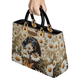 DachyCharm DAISY BLOOM PERSONALIZED Lady Leather Bag