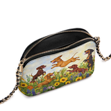 DachyCharm Wiener Bloomfield Leather Crossbody Bag