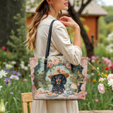 DachyCharm Tea Whiskers Leather Tote Bag
