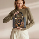 DachyCharm ROSEWOOD QUEEN PERSONALIZED Lady Leather Bag