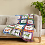 Dachycharm Dachshund Friends Fleece Blanket
