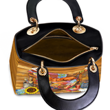 DachyCharm Patchwork Nap Lady Leather Bag