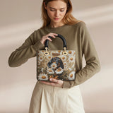 DachyCharm DAISY BLOOM PERSONALIZED Lady Leather Bag