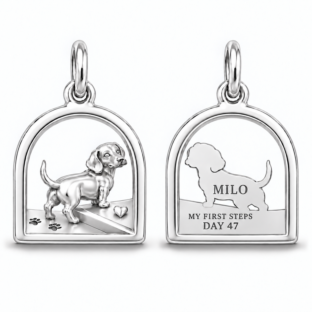 DachyCharm First Steps – Crossing the Threshold Charm Bracelet
