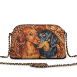 DachyCharm Sweethearts Leather Crossbody Bag