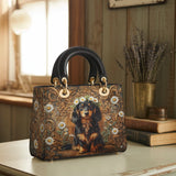 DachyCharm Daisy Crown Lady Leather Bag
