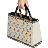 DachyCharm Doxie Parade Lady Leather Bag
