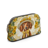 DachyCharm Sunshine Doxie Leather Crossbody Bag