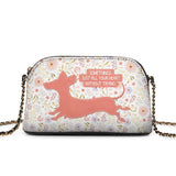 DachyCharm Heartful Meadow Leather Crossbody Bag
