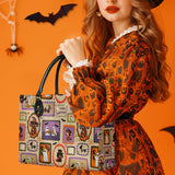 DachyCharm Spooky Pup Parade Leather Bag