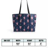 DachyCharm Royal Pawty Leather Tote Bag