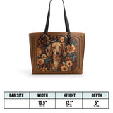 DachyCharm Autumn Gaze Leather Tote Bag Sample