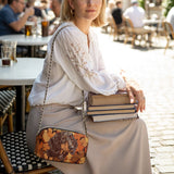 DachyCharm Autumn Pup Whisper Leather Crossbody Bag