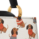 DachyCharm CUTENESS OVERLOAD Leather Satchel Bag