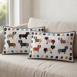 DachyCharm Paws and Patches Quilt 3-Piece Set