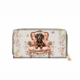 DachyCharm Royal Bloom Leather Wallet