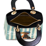 DachyCharm Say Bonjour Lady Leather Bag