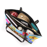 DachyCharm Doxie Dreamscape Leather Tote Bag